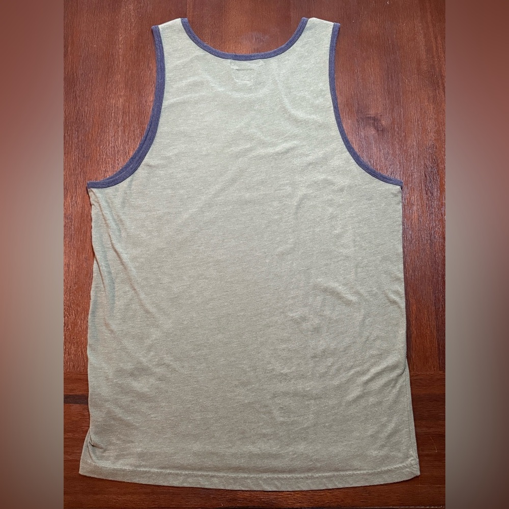 RVCA Men's Green Tank Top Large - Picture 4 of 4